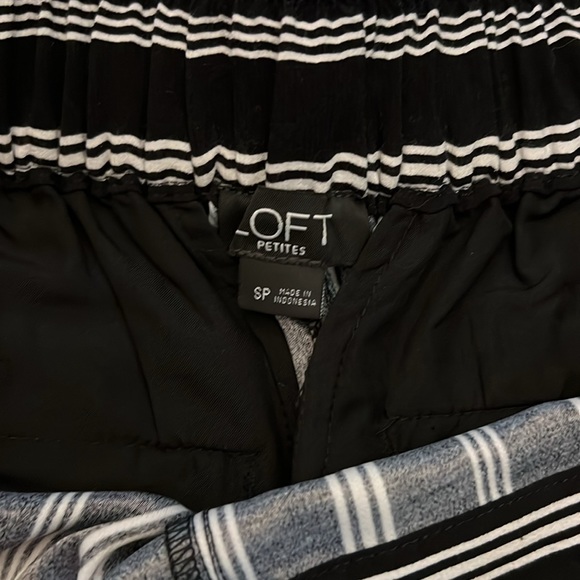 LOFT Striped Wide-Leg Pants - Picture 2 of 2